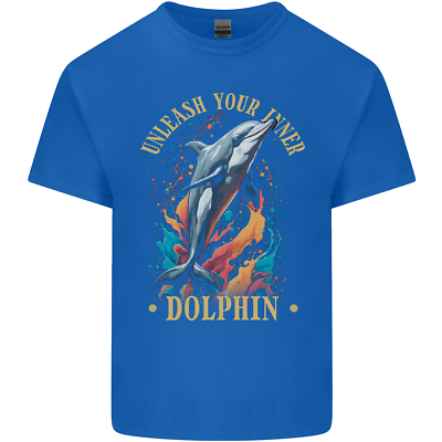 Unleash Your Inner Dolphin Kids T-Shirt Childrens | eBay UK
