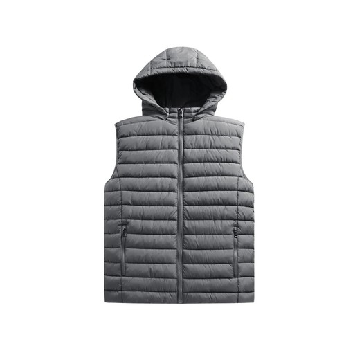 Mens Puffer Gilet Bodywarmer Outdoor Hooded Military Padded Quilted Zip Jacket - Picture 17 of 30