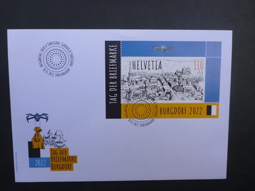 SWITZERLAND 2022 Day of the Stamp First Day Cover