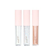 ANDEAR Real Glitter Liquid 3.1g  3colors #Glitter #Moisture base #Pearl K-Beauty