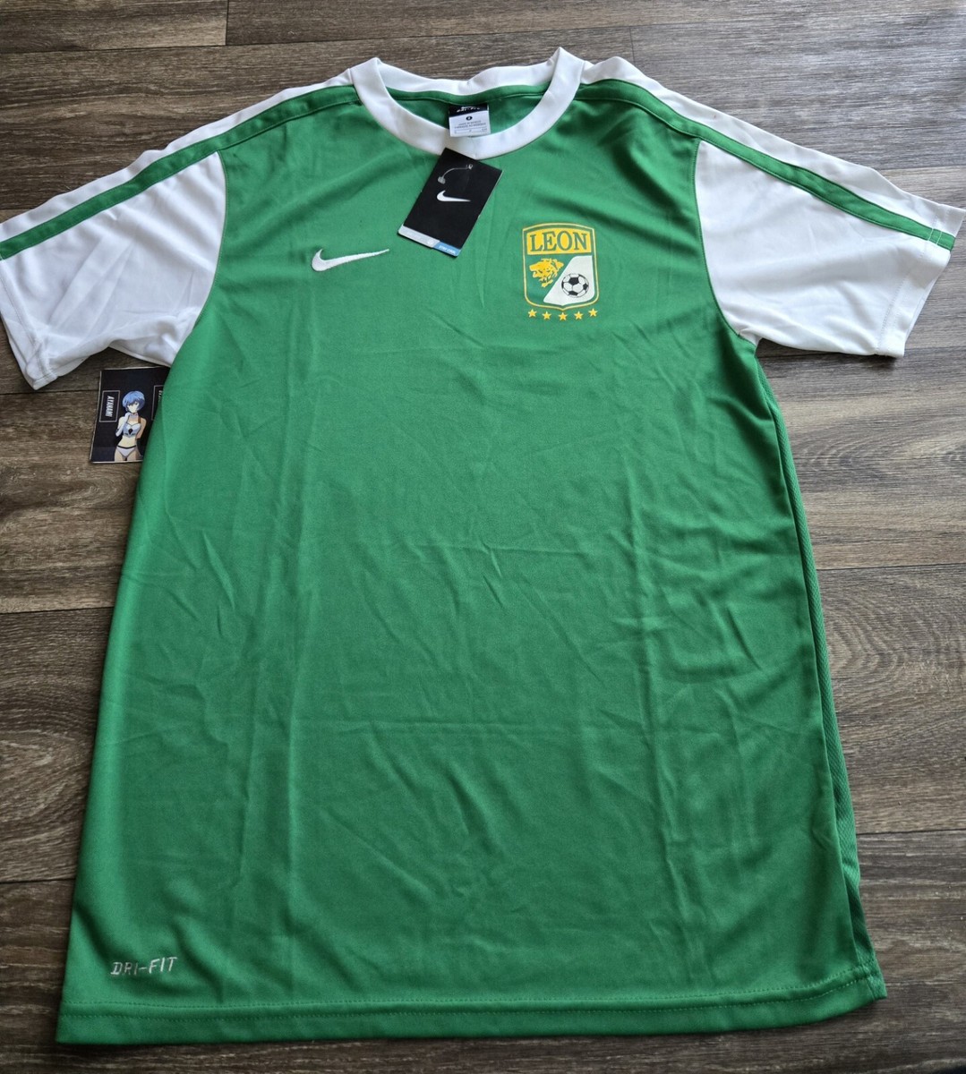 NWT Nike Dri-Fit Club Leon FC Training Futbol Soccer Jersey Green