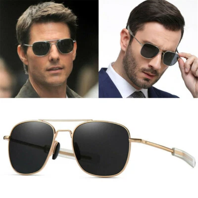 Hommes Femmes Lunettes de soleil aviateur Lentille polarisée disponible Conduite - Photo 1/4