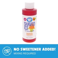 Hypothermias PAPAYA Flavor Syrup 🍧 Snow Cone machine Concentrate UNSWEETENED