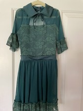 Girl's Dance Costume - Dark Green - Size 7/8