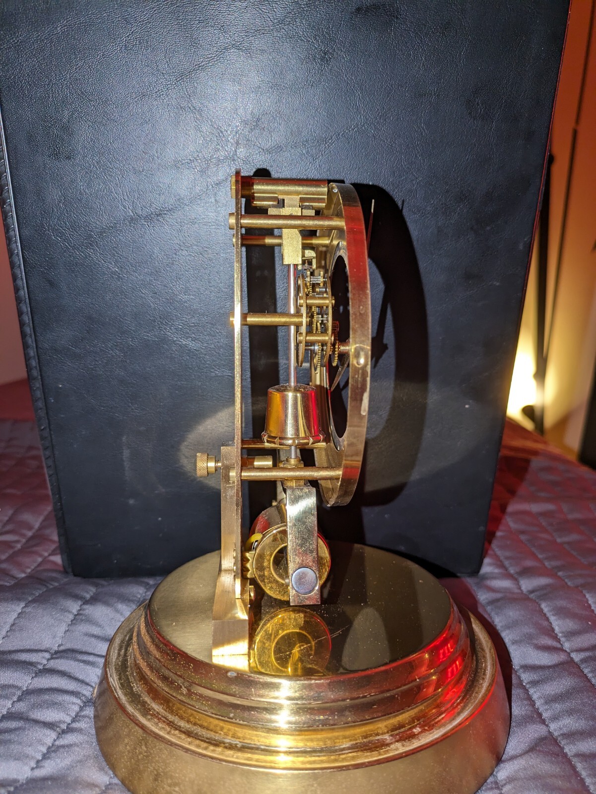 Vintage KUNDO Kieninger & Obergfell Glass Dome Brass