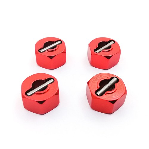 4pcs Alloy 12mm Hex Wheel Hex Hub Mount Adaptor for Traxxas Slash 1/10 RC Car - Picture 6 of 15