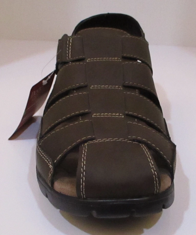 DEXTER CONFORT TALLAS 14 O 15 MARRÓN NEGRO TUCSON FISHERMAN SANDALIA ESPUMA VISCOELÁSTICA Foto 3 de 4