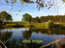 Photo 6x4 Pond at Hawkesbury Hall Farm Bedworth Fishpond viewed through a c2021