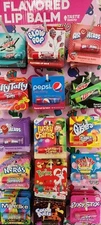 Taste Beauty Flavored Lip Balm YOU CHOOSE Mt Dew Pepsi Cereal Candy Grape Cherry