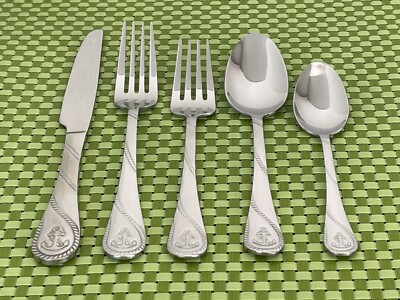 Towle ANCHOR Stainless Glossy Nautical Rope NEW Flatware SMART CHOICE E95N