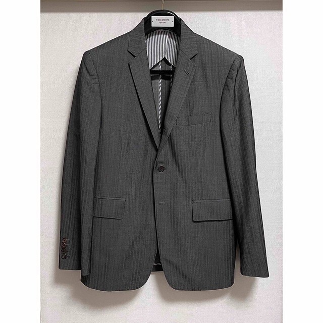 THOM BROWNE Suit Set Gray Men Size 1 USED Classic Model Wool Made