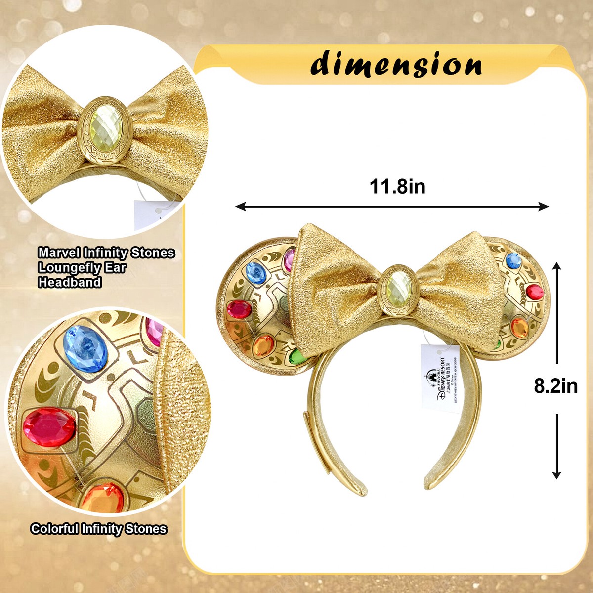 Disney Parks Loungefly Marvel Thanos Infinity Stone Minnie