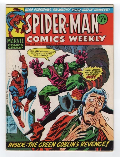 1968 MARVEL SPECTACULAR SPIDER-MAN #2 & THOR #134 1ST HIGH EVOLUTIONARY RARE UK