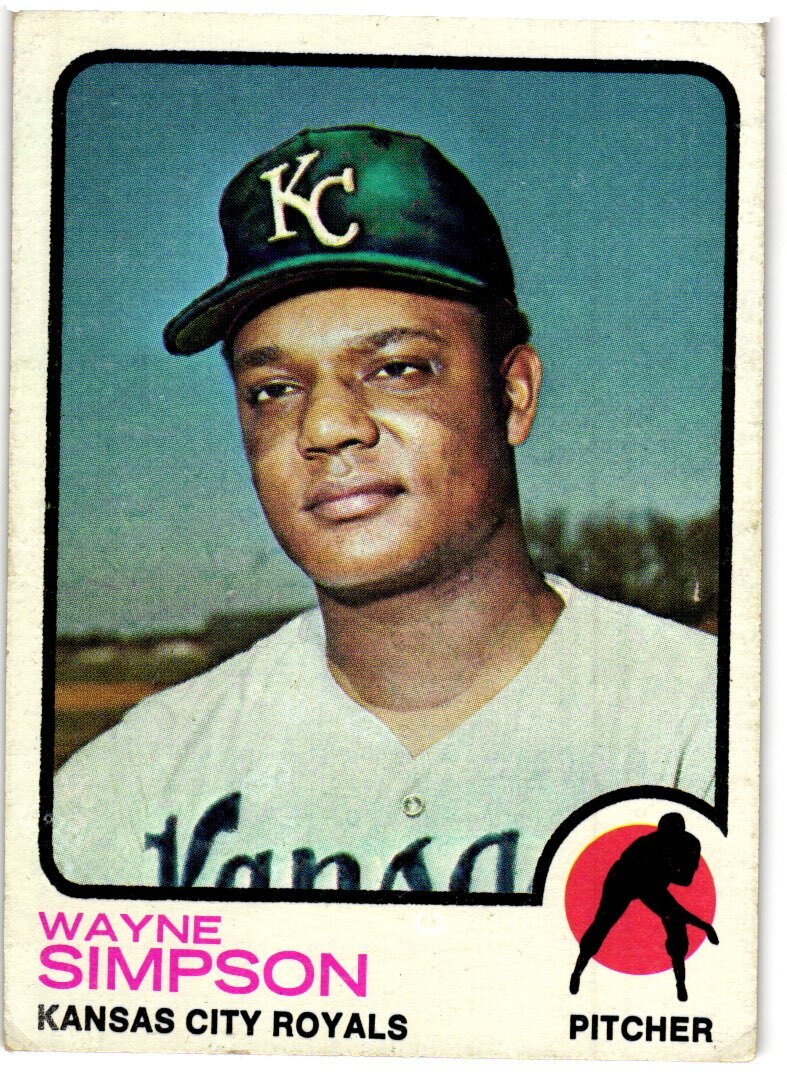 1973 Topps #428 Wayne Simpson Kansas City Royals