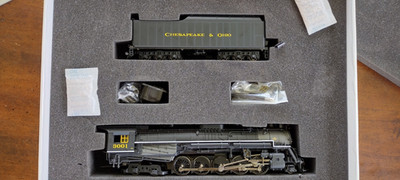 Broadway Limited 033 Chesapeake & Ohio 2-10-4 Locomotive DCC/Sound T1 HO Scale