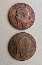 2&times; 10 Centesimi Vittorio Emanuele II. Italien 1866 N, 1867 N