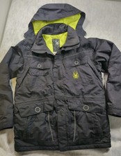 Spyder Winter Jacket Ski Very Vintage Mens Sz MM 1990s? RN64902 Lime On Black