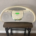 Sony Portable Boombox ZS-Y3 Radio CD-R/RW Retro Vintage, No Remote-Tested Works