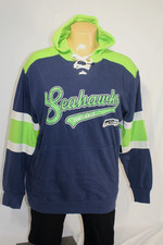 New NFL Team Apparel SEATTLE SEAHAWKS Hoodie Size X-LARGE, Football
