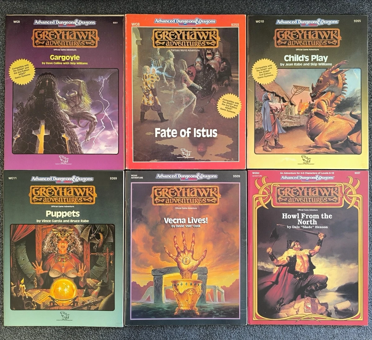 Greyhawk Bundle Advanced Dungeons & Dragons AD&D TSR Original