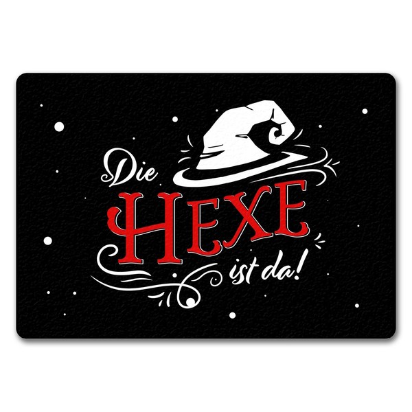 FußMatte In 35X50 Cm Ohne Rand Im Halloween Design Mit Lustigem Spruch Und-image