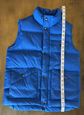 Lands' End Boy's Blue Puffer Vest Medium 10-12