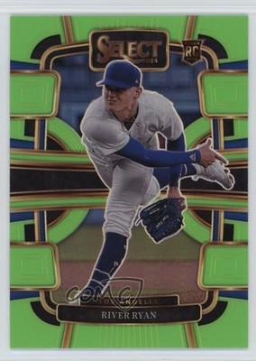 2024 Panini Select Concourse Neon Green Prizm 19/49 River Ryan #58 0e8z