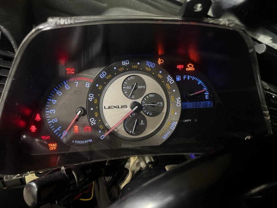 🔥2002-2005 雷克萨斯 IS300 手动变速器 W55 速度计集群 132k — 第 3/3 张图片