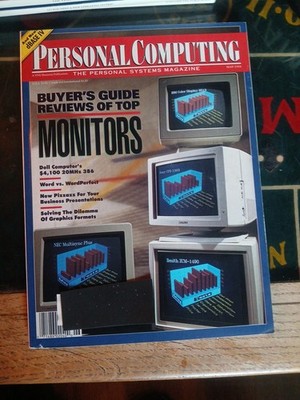 Vintage PERSONAL COMPUTING Magazine 1988 May