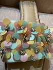 Slides Sandals W/ Rhinestone Jeweled Flowers  Sz 7  Brand New — photo 5