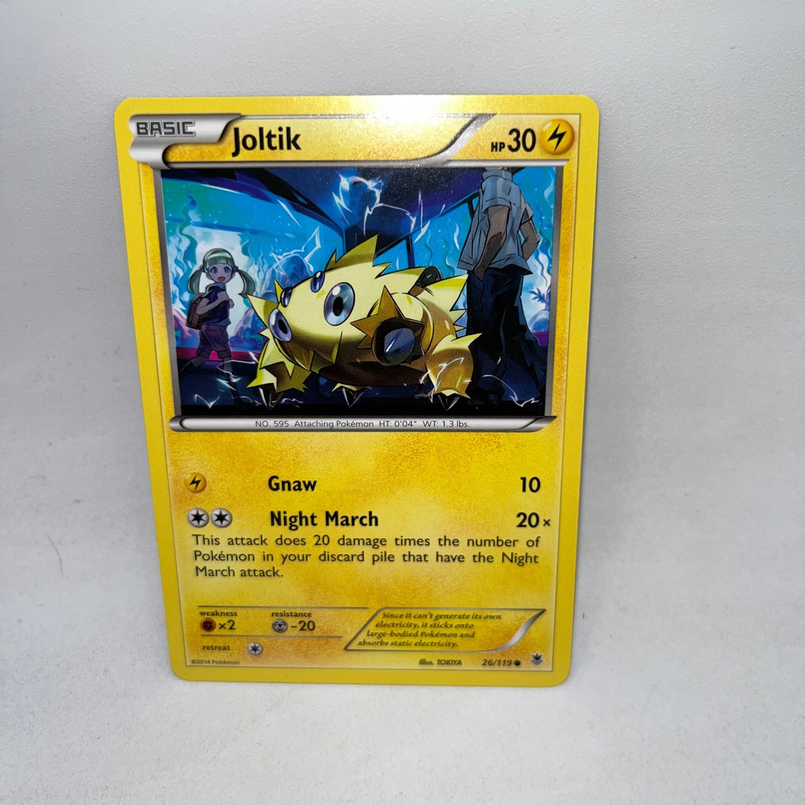 Joltik 26/119 Common Phantom Forces Pokemon Lightly Played