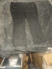 Simply Vera Verawang Grey & Black Dress Pants Womens SIze 3XL