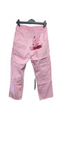 Pink demin trousers