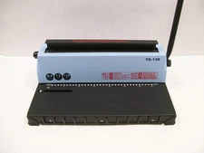 TD-130 Wire Binding Machine (Square Holes) ***Has Broken Back Knob
