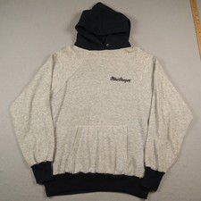 Vintage MacGregor Hoodie Men's Medium Raglan Made in USA Two Tone Colorblock