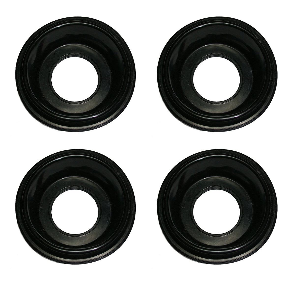 Membrane de carburateur pour YAMAHA FZR 1000 Genesis Exup 1989-1995 kit de 4 boisseaux