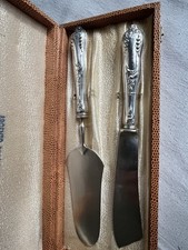 SET SERVIZIO di POSATE TAGLIO PORTATE da DOLCI DOLCE TORTA in VINTAGE paletta