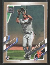 Luis Alexander Basabe 2021 Topps #548 Gold /2021 San Francisco Giants