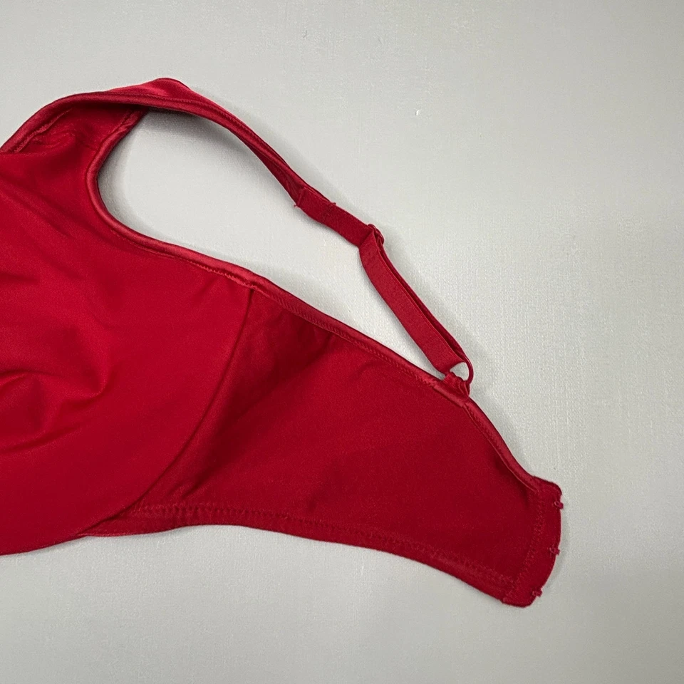 Sujetador minimizador Lilyette 38DD rojo copas sin forro con aros correas ajustables 0904 Foto 4 de 4