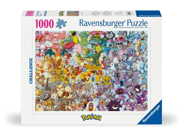 Erwachsenenpuzzle 1000 Teile - Challenge PokéMon Spiel Challenge Puzzle 12000460-image
