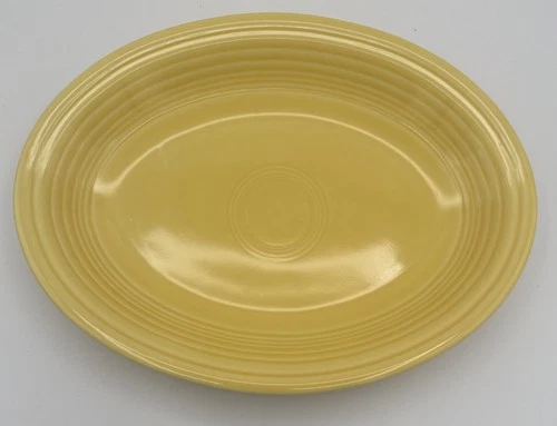 Fiestaware 11.5” Medium Oval Serving Platter, Sunflower Yellow - Excellent Cond.