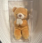 ** INCLUDES CASE ** Beanie Babies Hope Bear Plush 1998 Vintage Retired