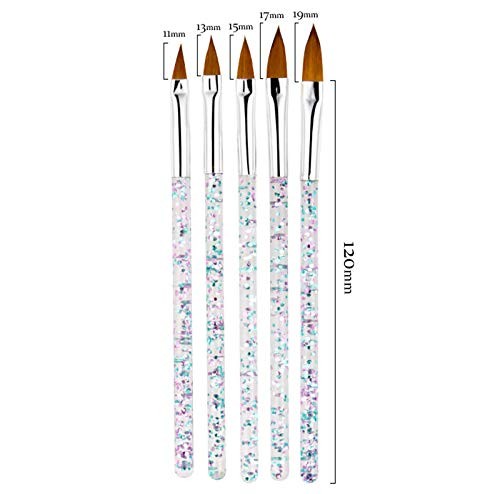 Artdone 31pcs Nail Art Brushes Set, Dotting Tools & Striping Brushes