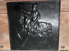 Ritter Kaminplatte Antik, Gusseisen, 80x60cm, 35kg