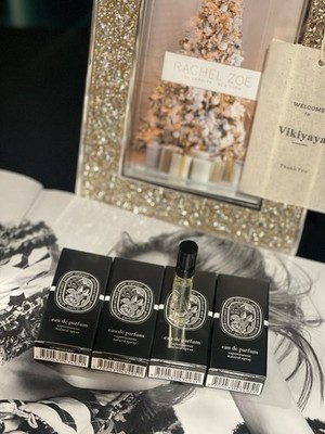 4X diptyque eau rose eau de parfum natural spray mini size new in box