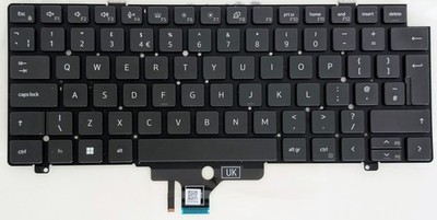 DELL Latitude 7430 7520 7530 3470 3480 UK ENGLISH LED Keyboard 0G7FK7 QWERTY