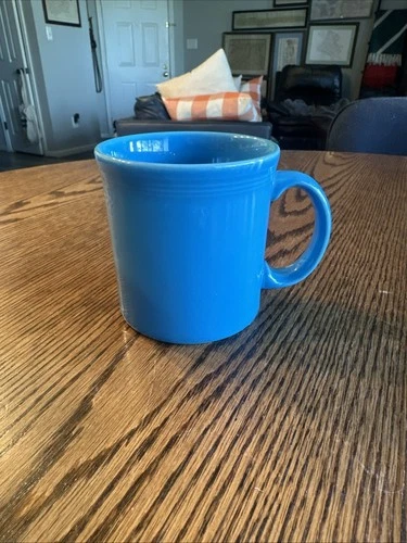 Fiestaware Turquoise Large Handle Coffee Mug Cup 10oz Fiesta
