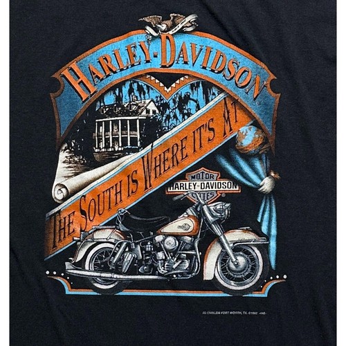 Harley Davidson 3D Emblem Men's Shirt Size XL USA Made Single Stitch VTG 1992 by Harley-Davidson, Size XL, $151 - Photo 2
