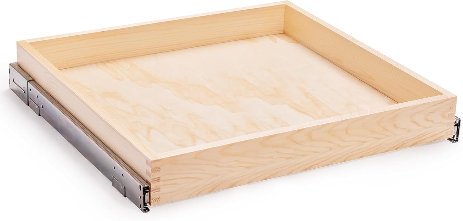 32" Pull Out Soft Close Wood Drawer Organizer for Kitchen Cabinets