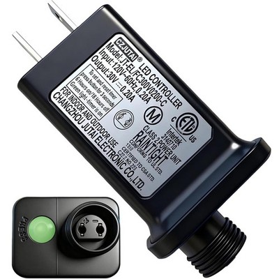 30V 6W Class 2 Power Supply 120V AC 60hz Christmas Tree Lights Adapter with 6...
